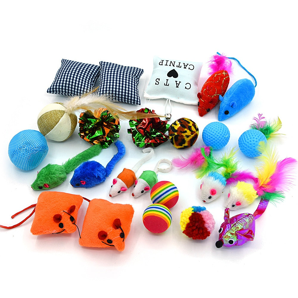 24-Piece Cat Anti-Anxiety Calming Toy Set