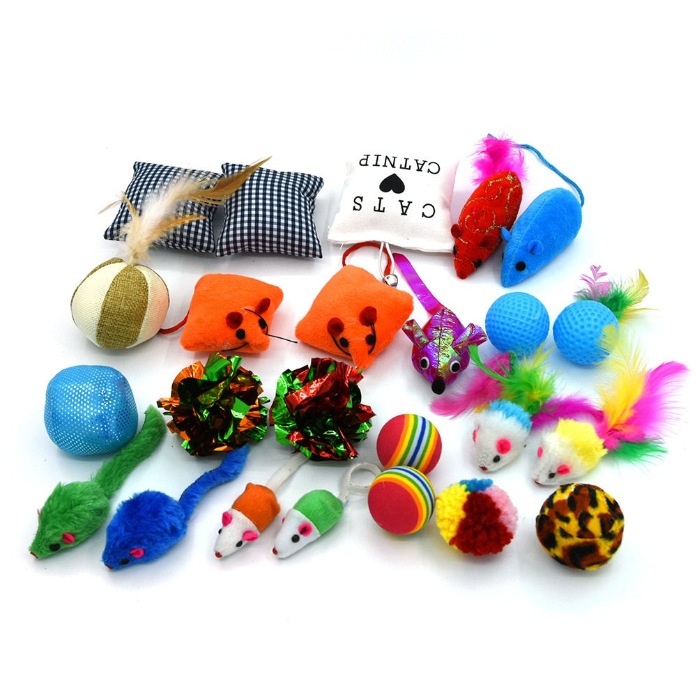 24-Piece Cat Anti-Anxiety Calming Toy Set