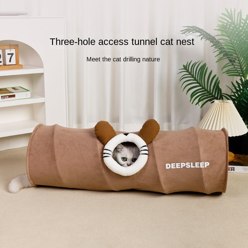 Elite Tunnel Adventure Hide-and-Seek Cat Playground