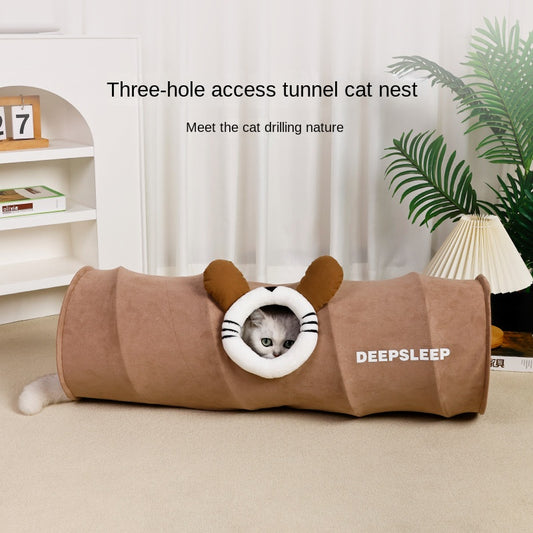Elite Tunnel Adventure Hide-and-Seek Cat Playground